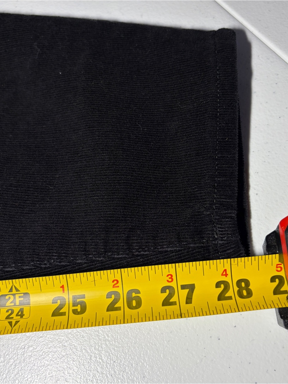 NWT Talbots Women’s Corduroy High-Waist Jegging Ankle Pants Size 12 Black - Picture 10 of 11